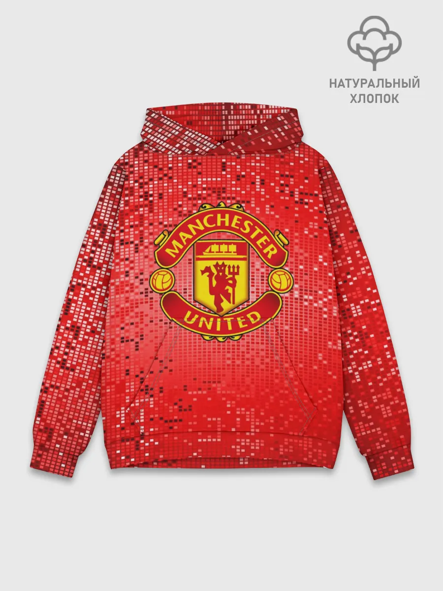 Худи мужской база хлопок / ФК Манчестер Юнайтед