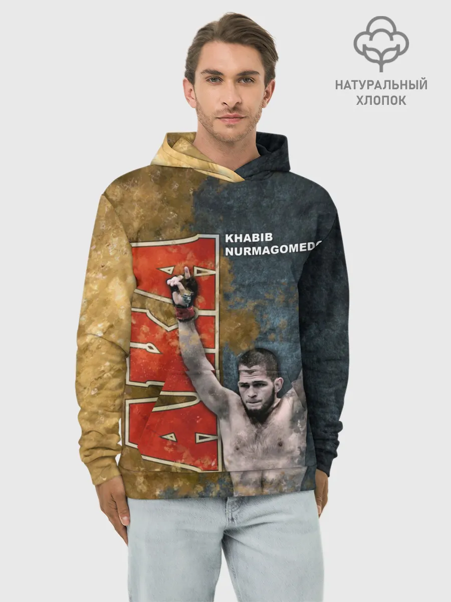 Худи мужской база хлопок / Хабиб Нурмагомедов