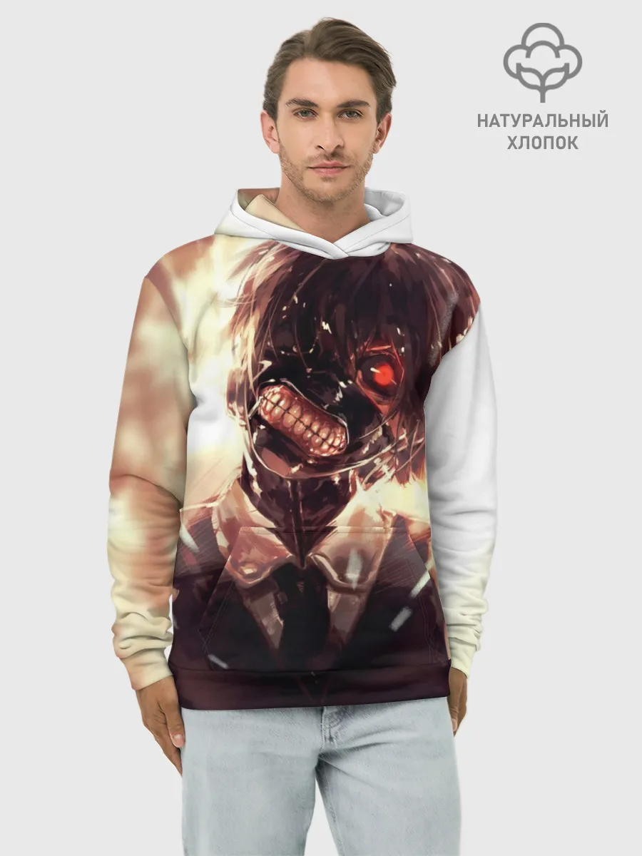 Худи мужской база хлопок / Tokyo Ghoul