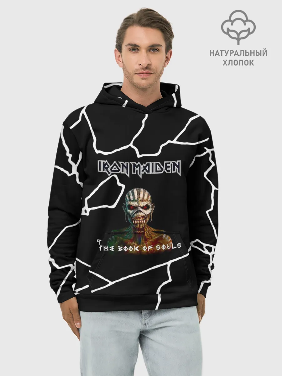 Худи мужской база хлопок / Iron Maiden