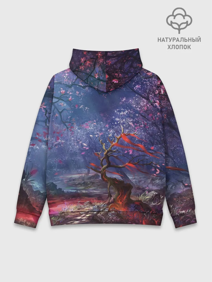 Худи мужской база хлопок / Сова