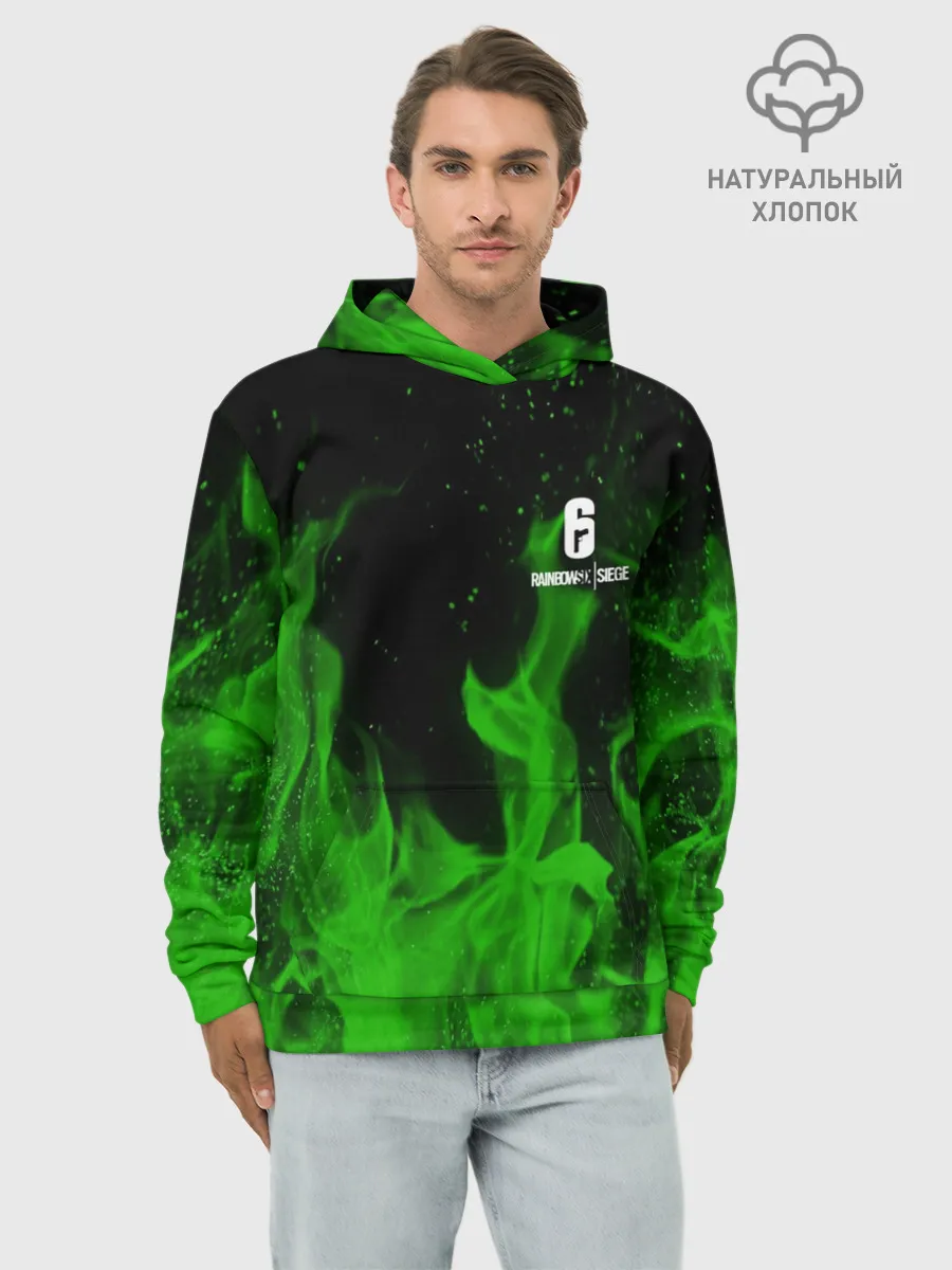 Худи мужской база хлопок / RAINBOW SIX SIEGE