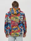 Худи мужской база хлопок / Pop art pattern
