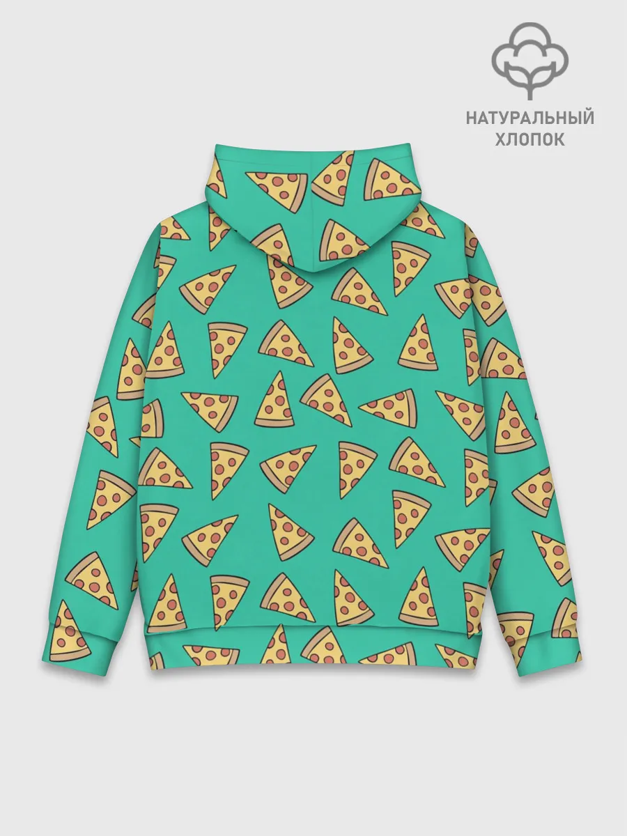 Худи мужской база хлопок / Pizza