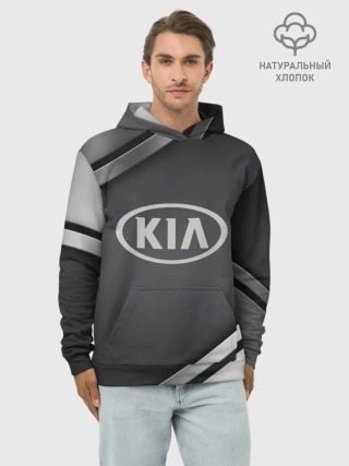 Худи мужской база хлопок / KIA SPORT