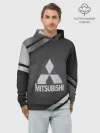 Худи мужской база хлопок / MITSUBISHI SPORT
