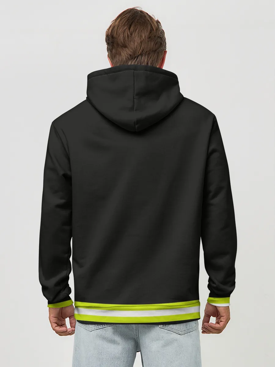 Худи мужской база хлопок / пожарная форма