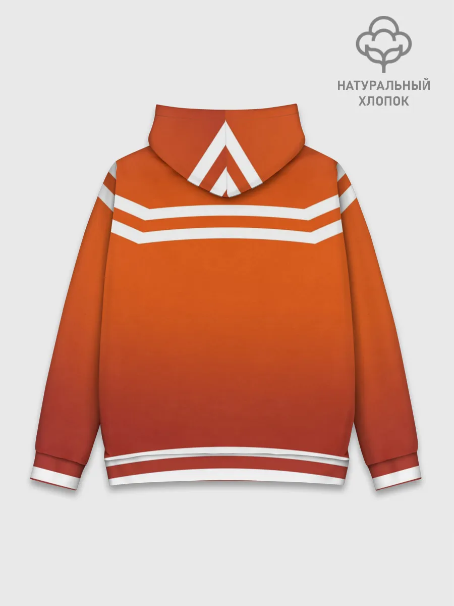 Худи мужской база хлопок / Пожарная форма