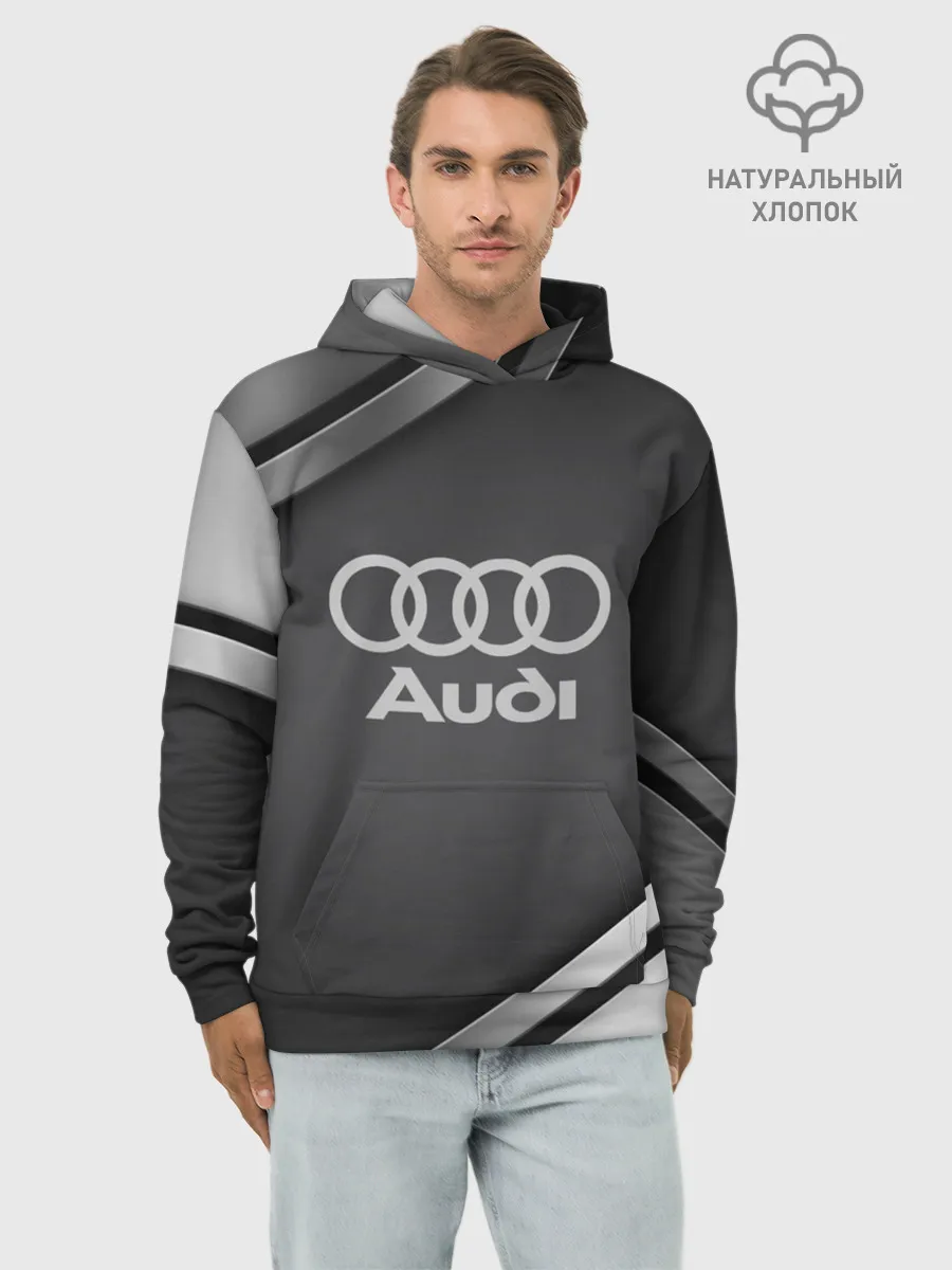 Худи мужской база хлопок / AUDI SPORT