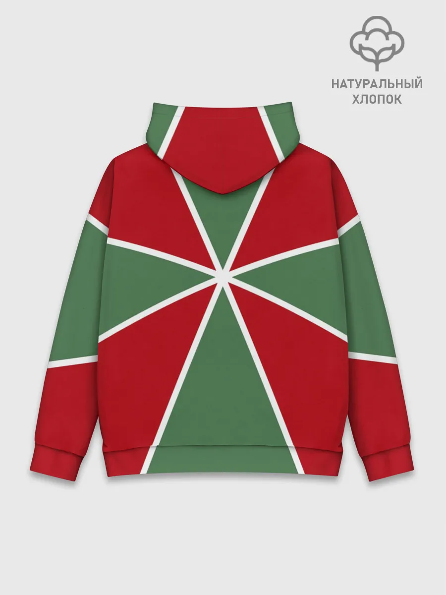 Худи мужской база хлопок / 100 лет пограничных войск