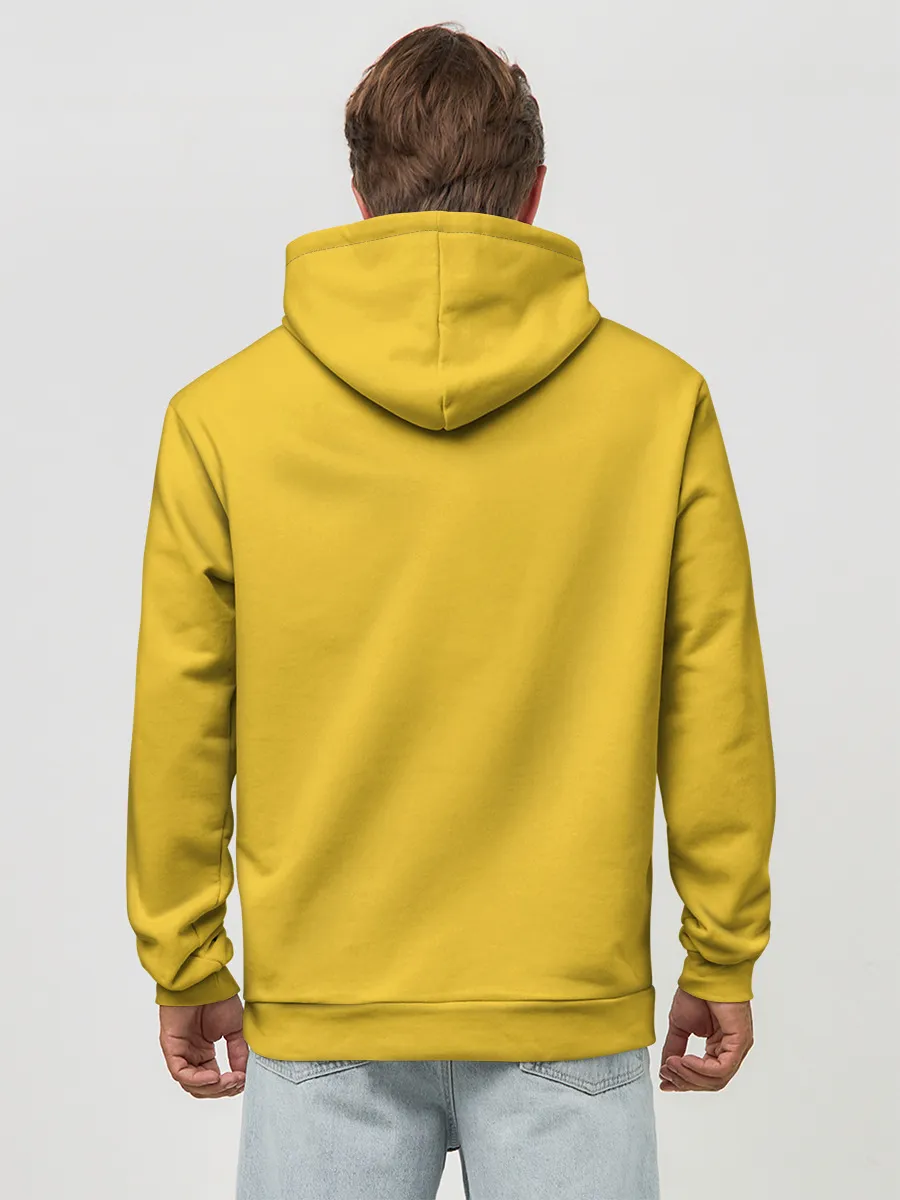 Худи мужской база хлопок / Создал Бог пожарного