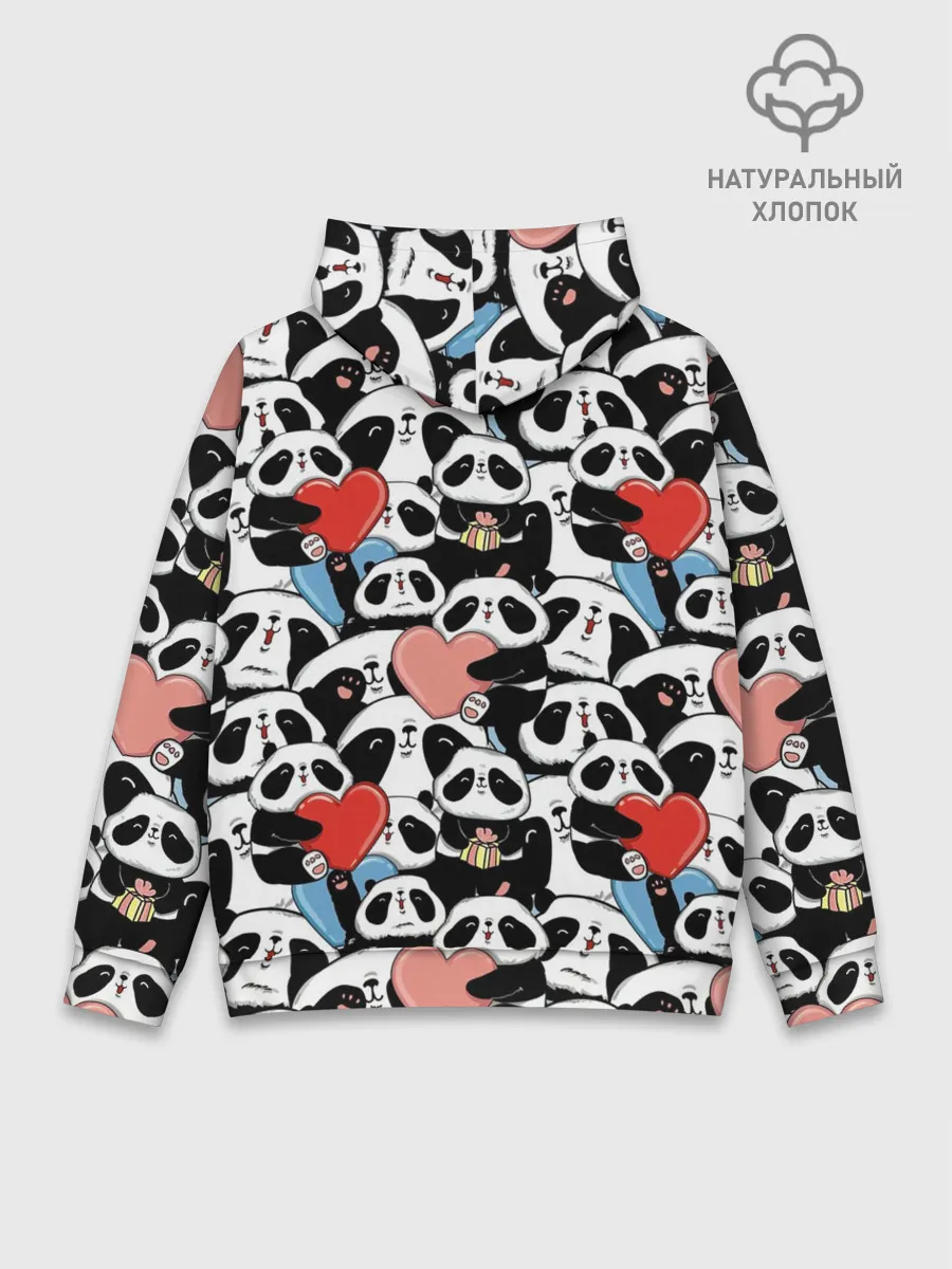 Худи мужской база хлопок / Funny Panda
