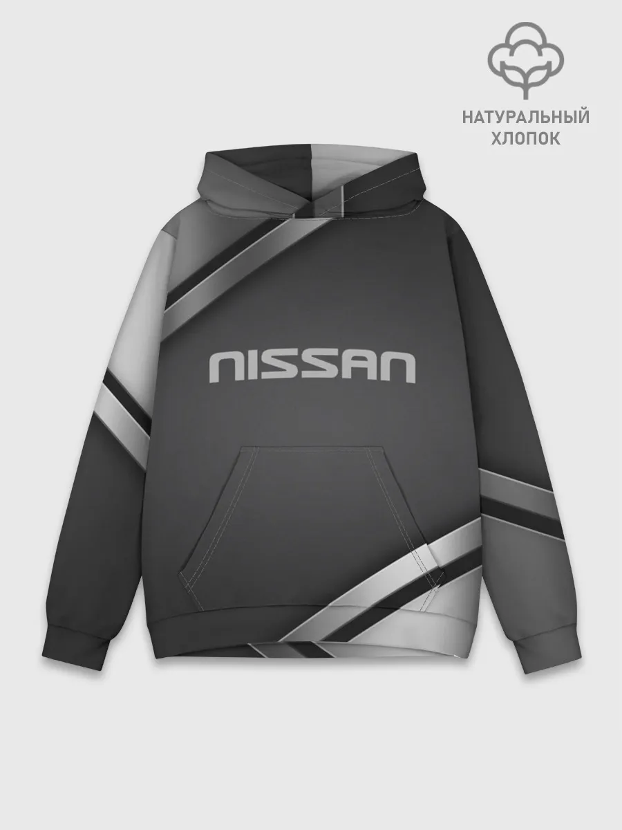 Худи мужской база хлопок / Nissan