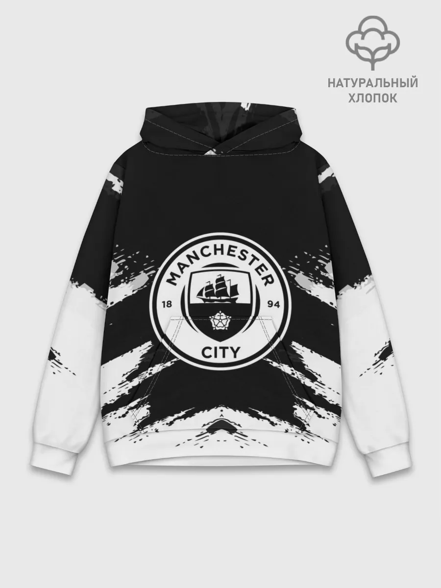 Худи мужской база хлопок / MANCHESTER CITY
