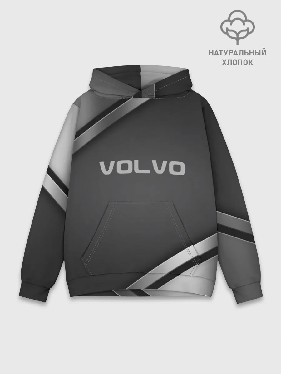 Худи мужской база хлопок / Volvo