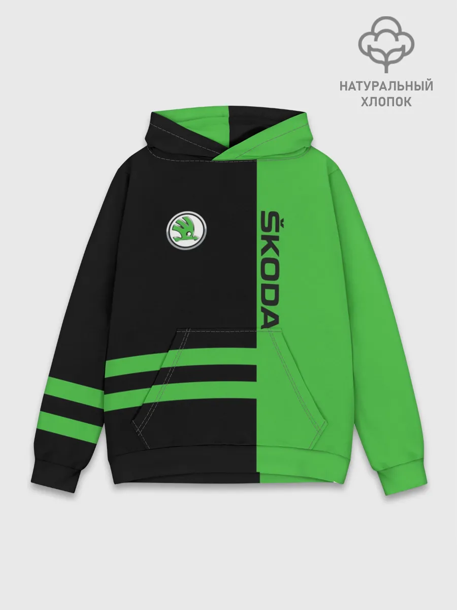 Худи мужской база хлопок / Skoda