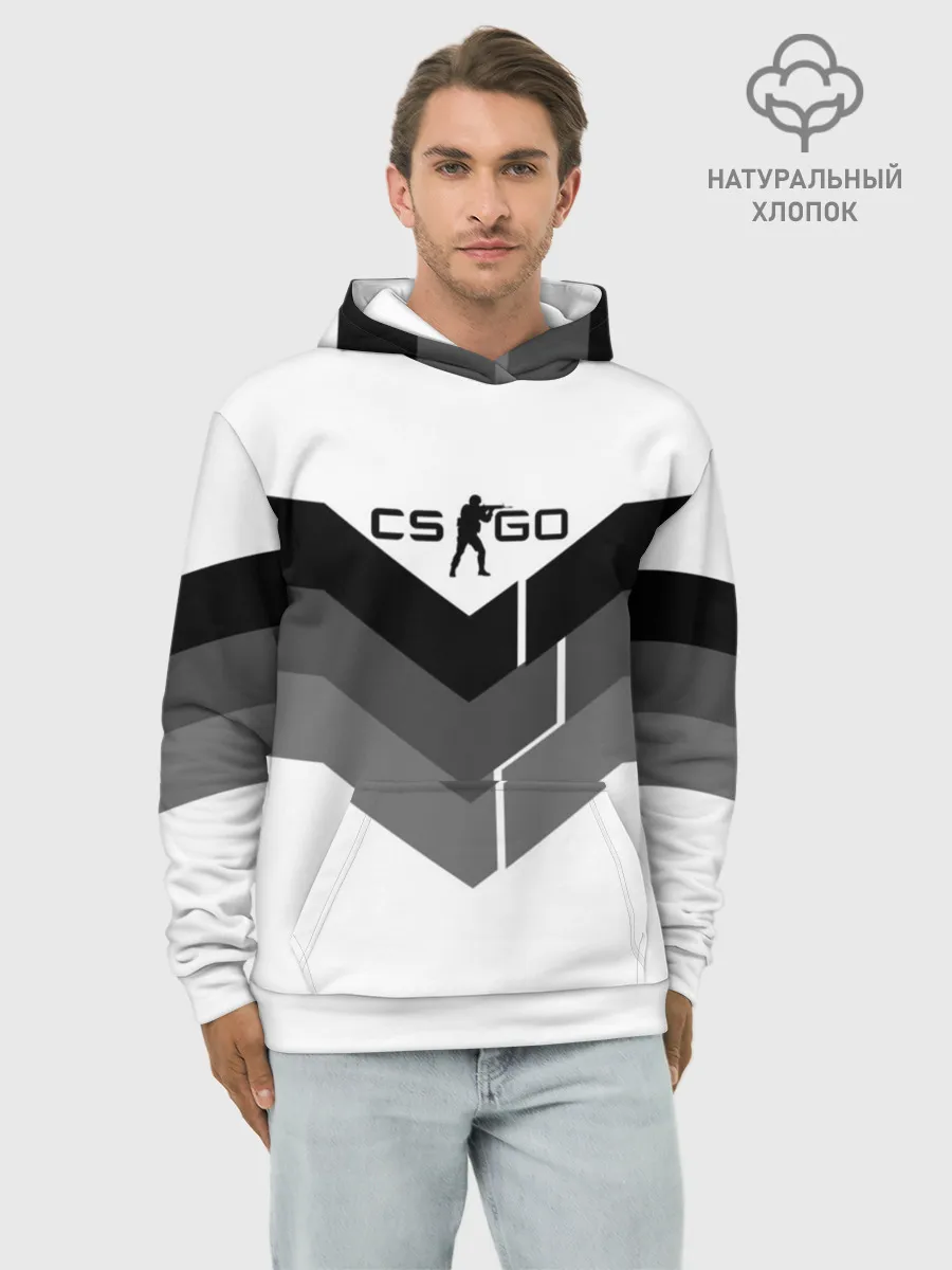 Худи мужской база хлопок / CS:GO