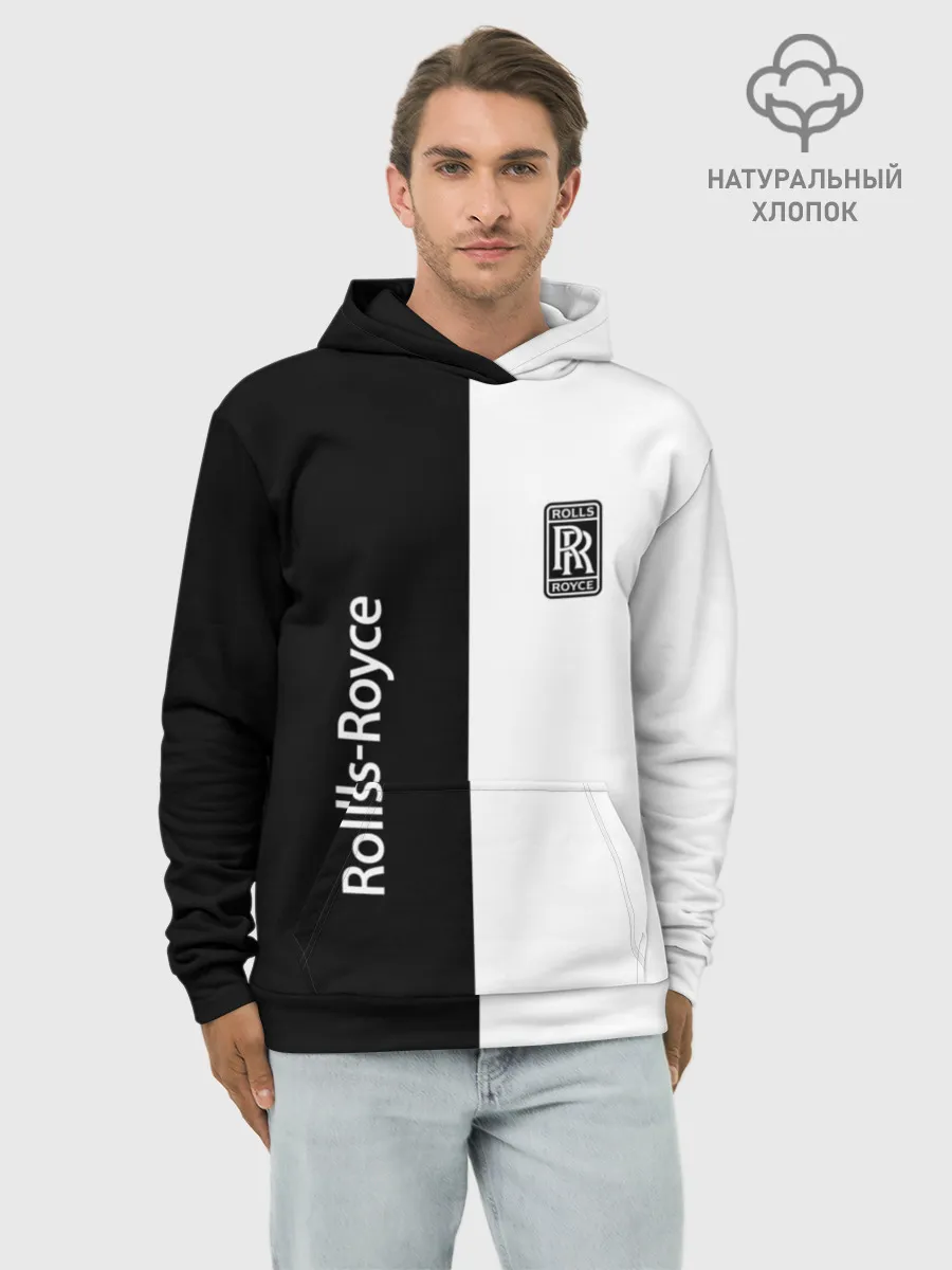 Худи мужской база хлопок / Rolls-Royce