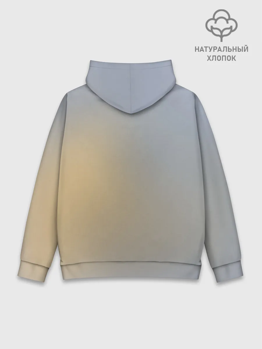 Худи мужской база хлопок / Медведь