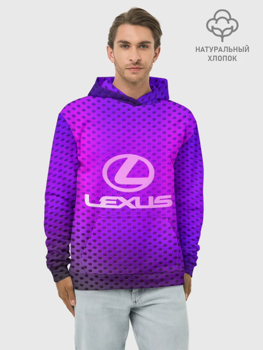 Худи мужской база хлопок / LEXUS