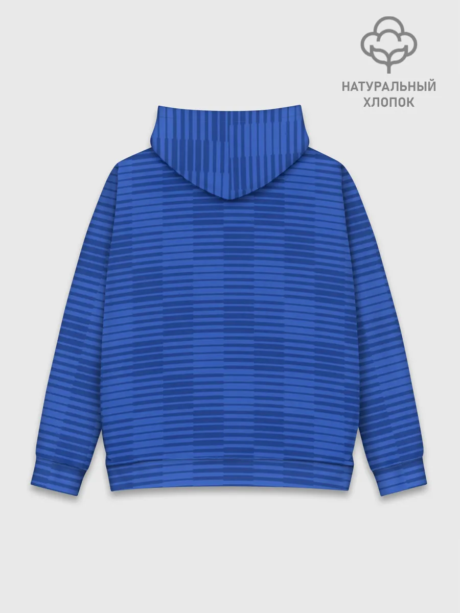 Худи мужской база хлопок / Швеция гостевая форма ЧМ 2018