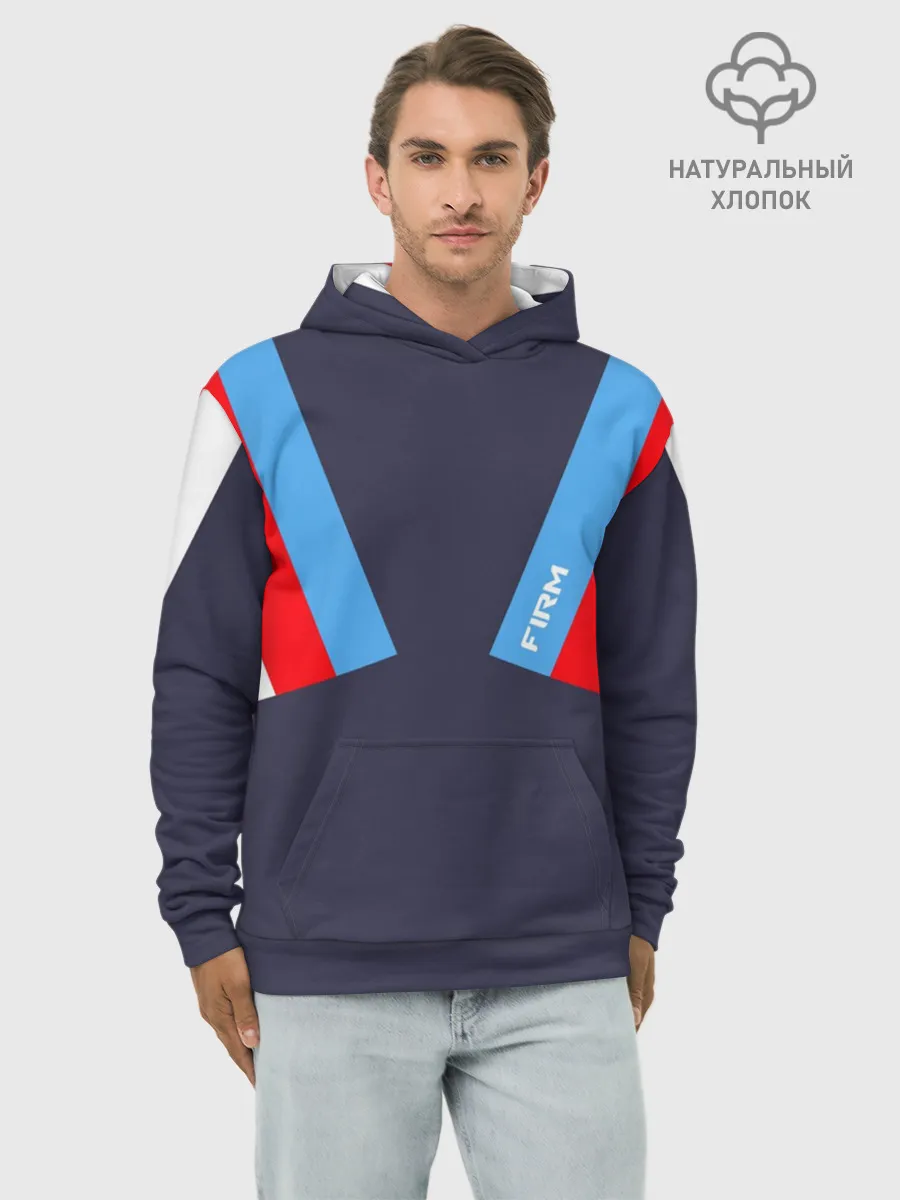 Худи мужской база хлопок / Стиль 90 х