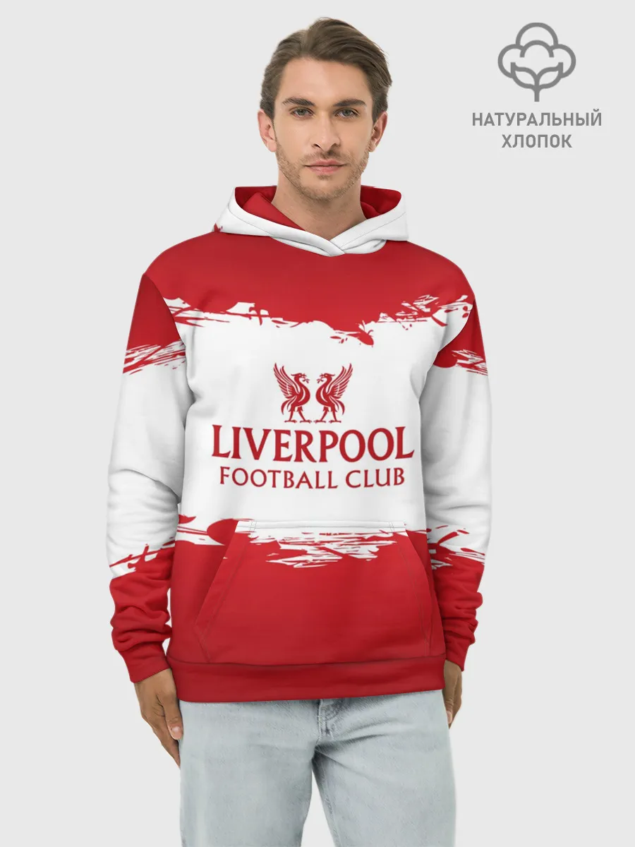 Худи мужской база хлопок / Liverpool FC