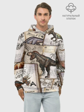 Худи мужской база хлопок / Ark Survival Evolved