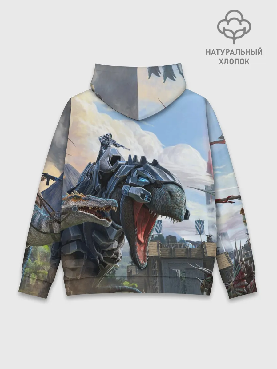Худи мужской база хлопок / Ark Survival Evolved