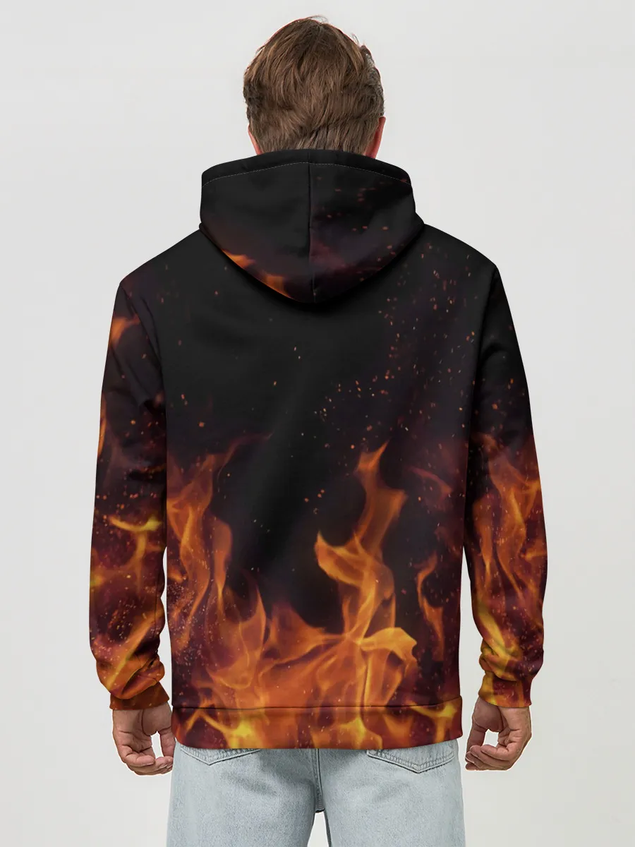 Худи мужской база хлопок / Iron Maiden