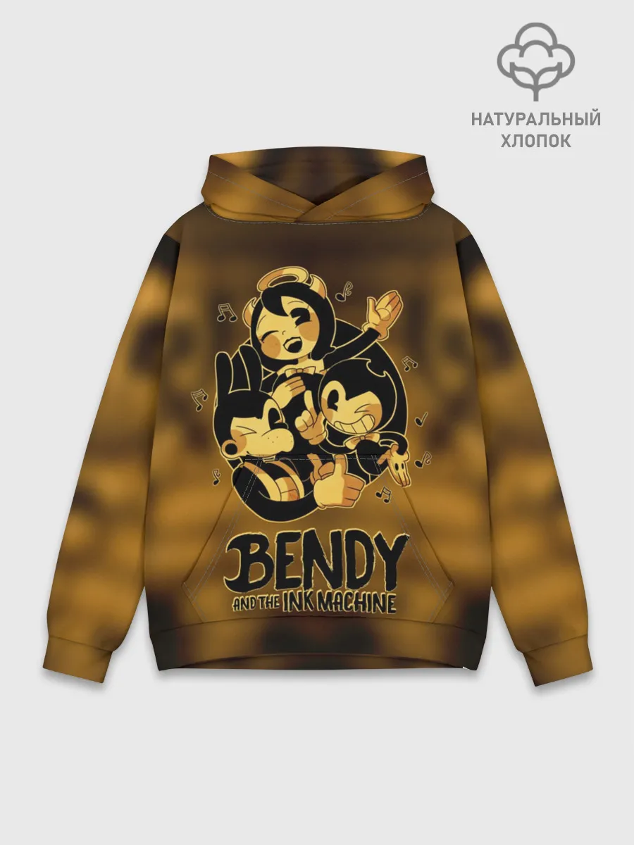Худи мужской база хлопок / Bendy and the ink machine