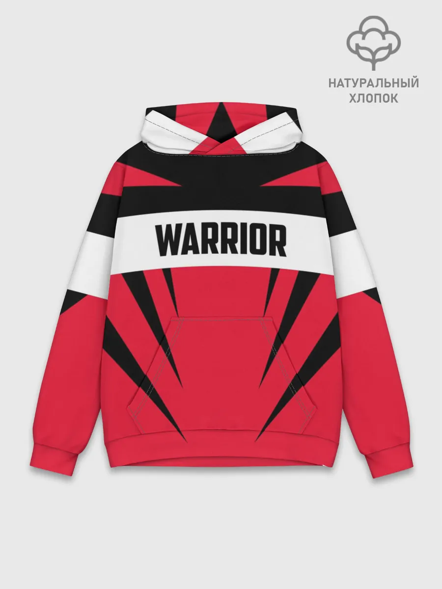Худи мужской база хлопок / Warrior