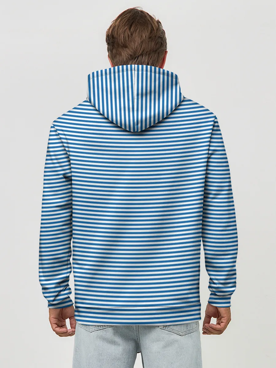 Худи мужской база хлопок / Тельняшка Якорь