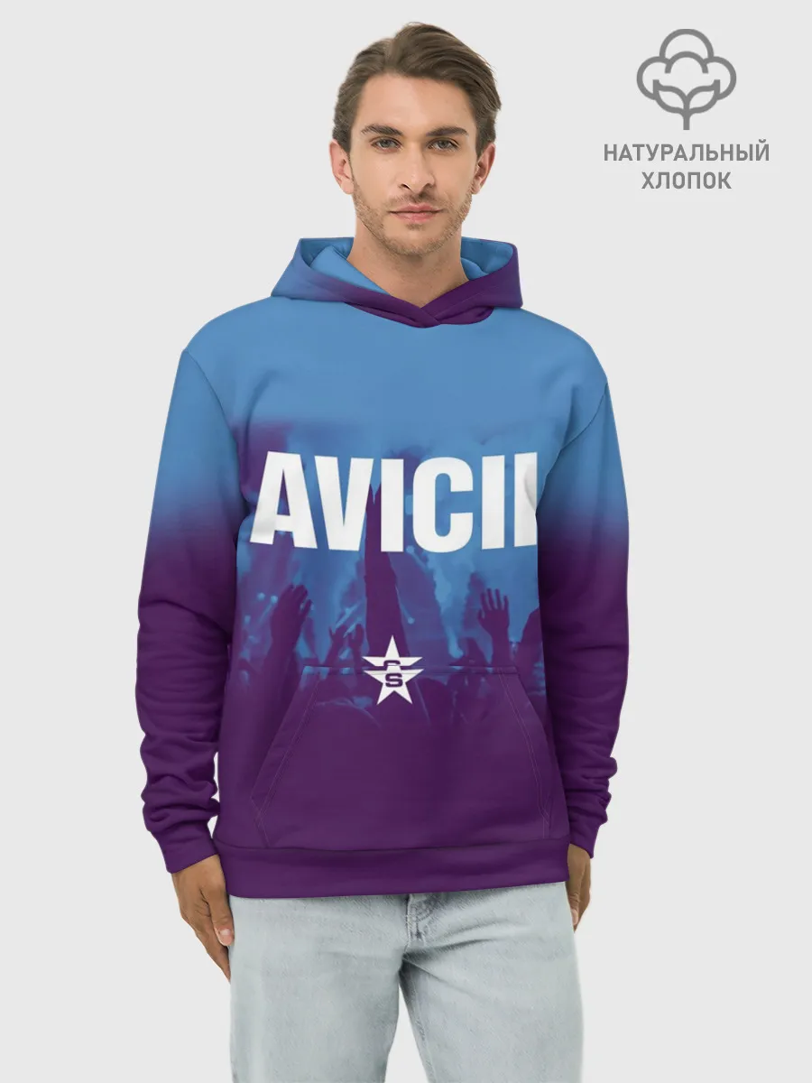 Худи мужской база хлопок / Avicii