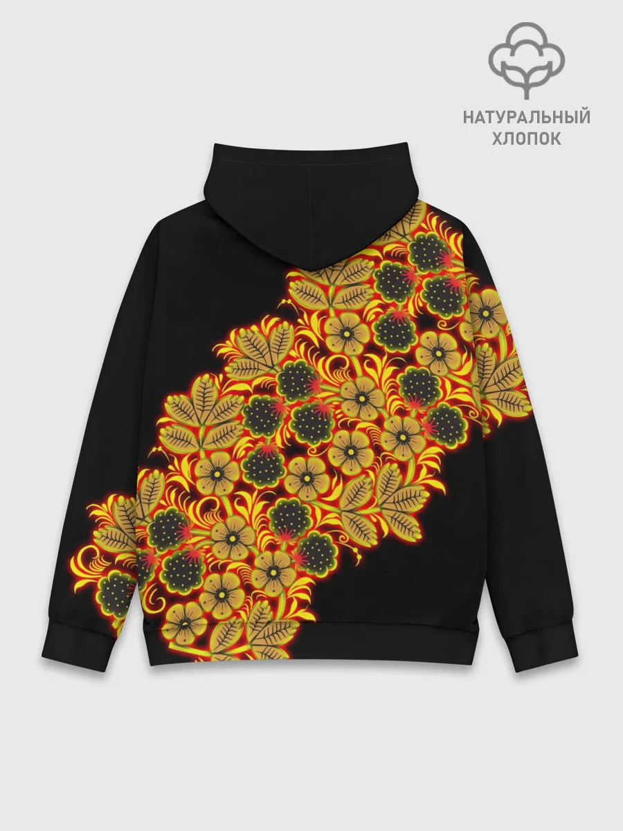 Худи мужской база хлопок / Славянский орнамент