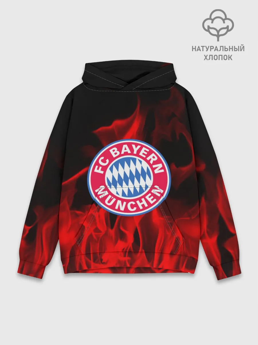 Худи мужской база хлопок / BAYERN MUNCHEN