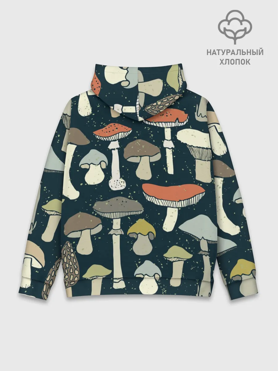 Худи мужской база хлопок / Загадочный лес