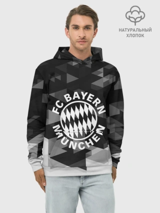 Худи мужской база хлопок / Bayern Munchen Geometry Sport