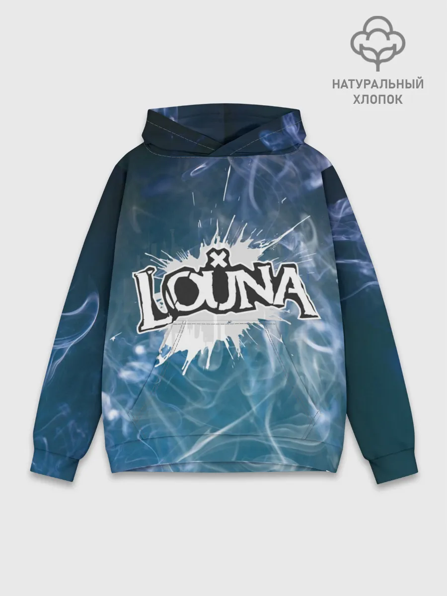 Худи мужской база хлопок / Луна