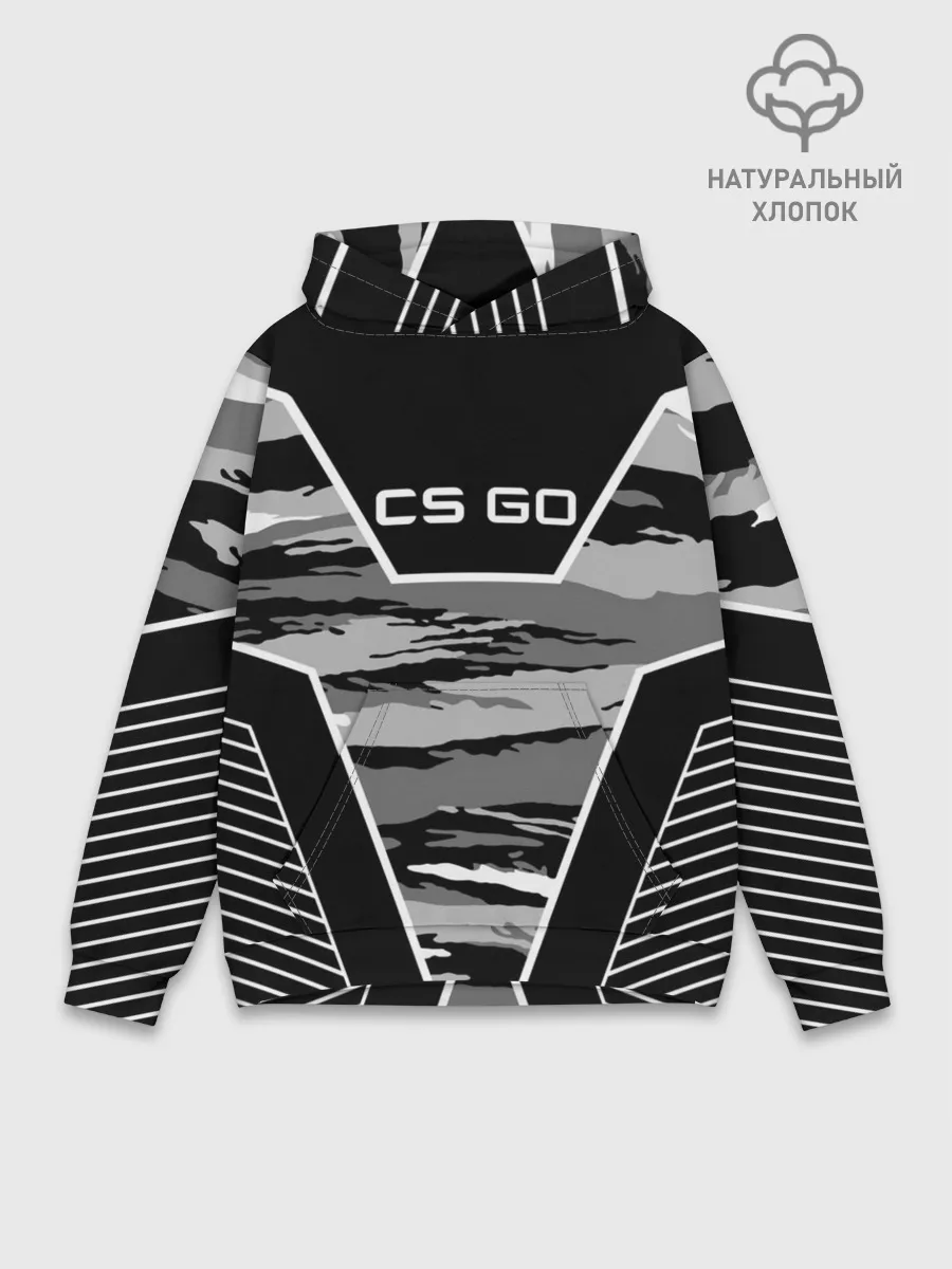 Худи мужской база хлопок / CS:GO
