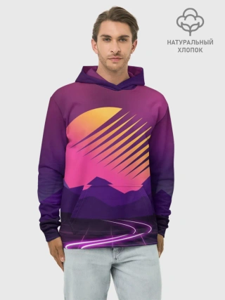 Худи мужской база хлопок / Digital Art