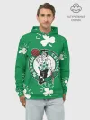 Худи мужской база хлопок / Boston celtics, nba
