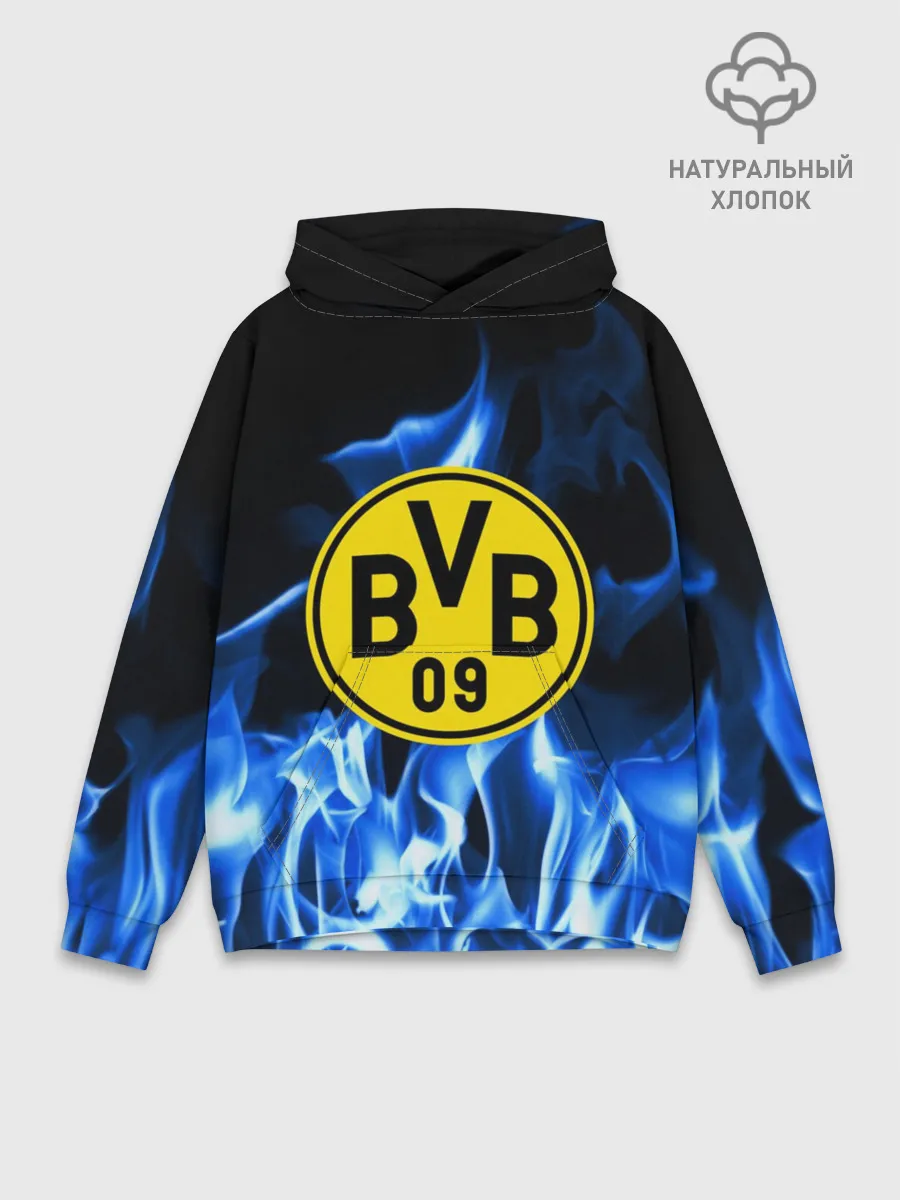 Худи мужской база хлопок / BORUSSIA