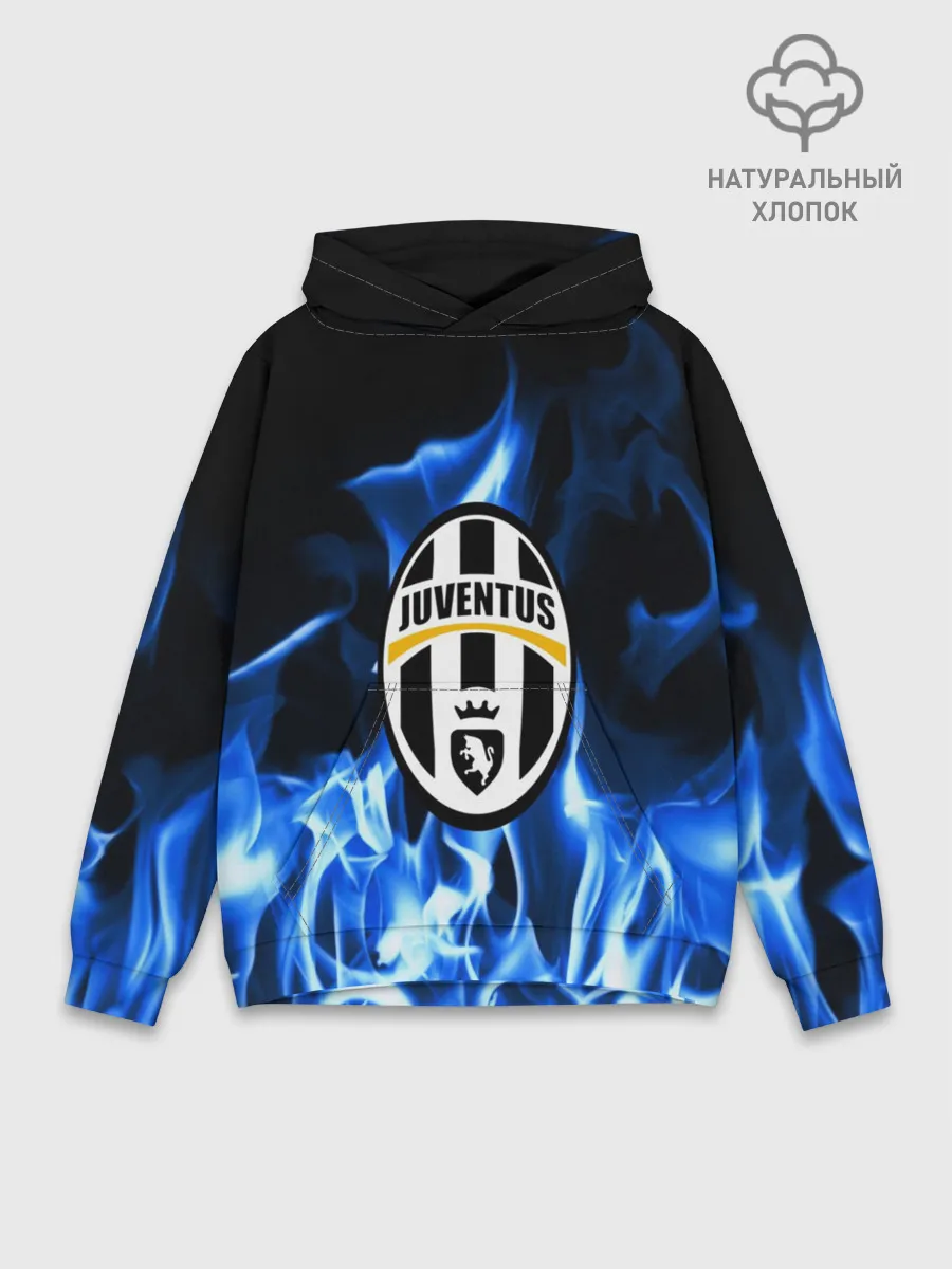 Худи мужской база хлопок / JUVENTUS