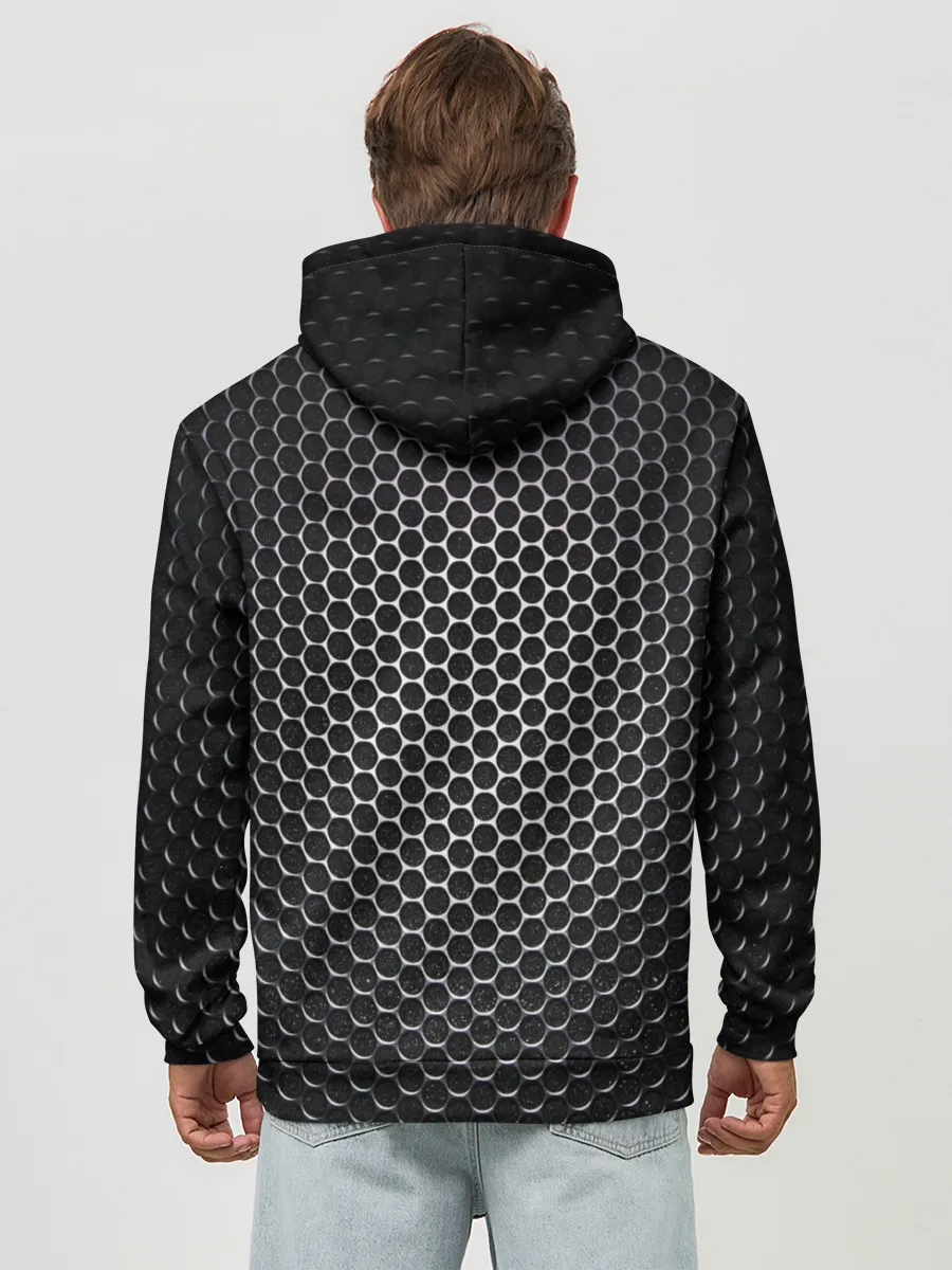 Худи мужской база хлопок / Кристаллическая решетка