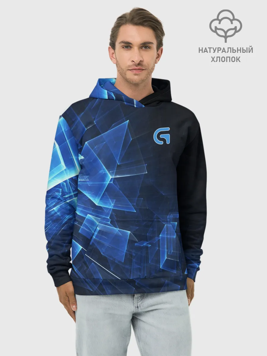 Худи мужской база хлопок / GEOMETRY.