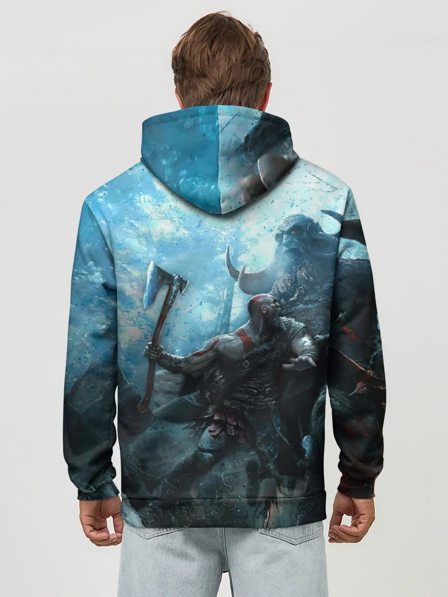 Худи мужской база хлопок / Kratos