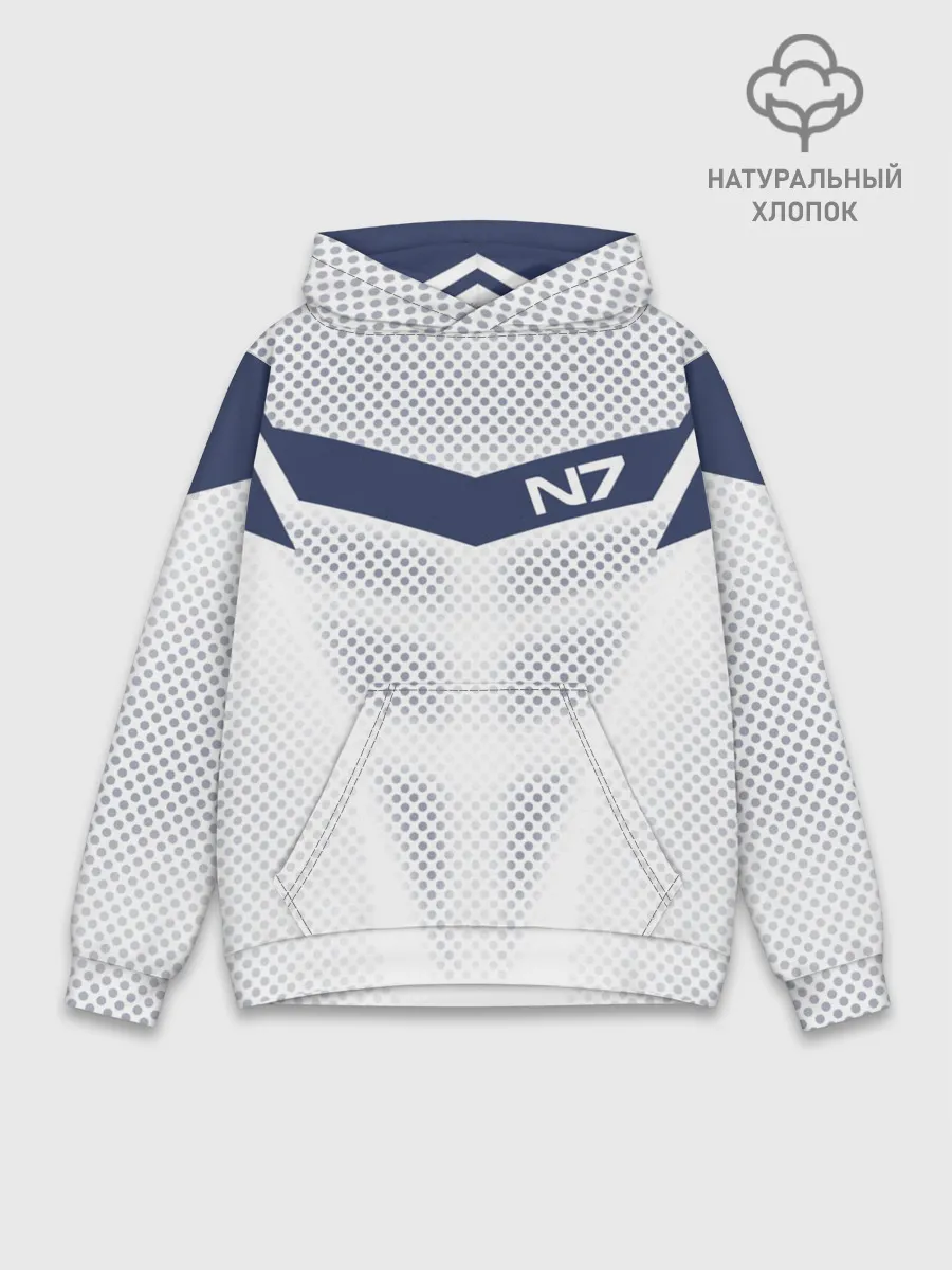 Худи мужской база хлопок / Mass Effect N7