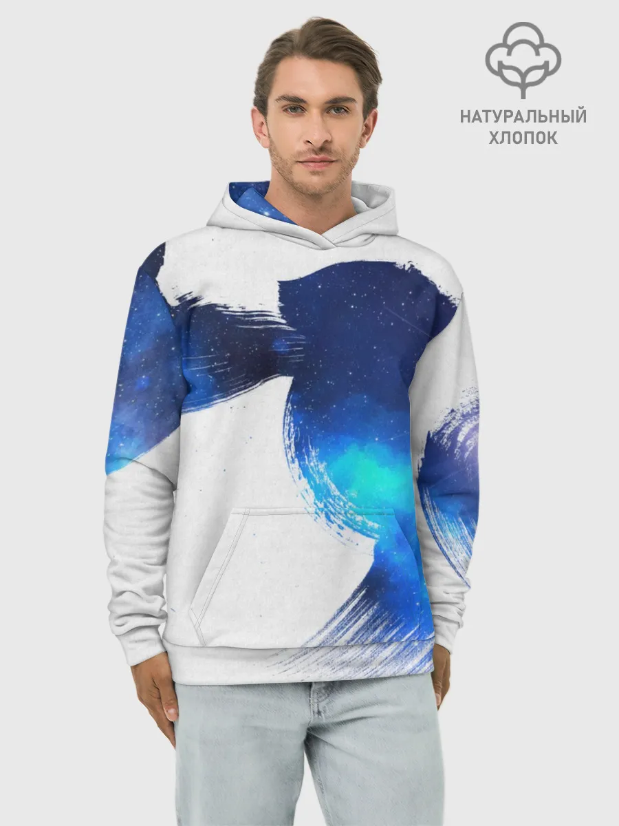 Худи мужской база хлопок / Космос