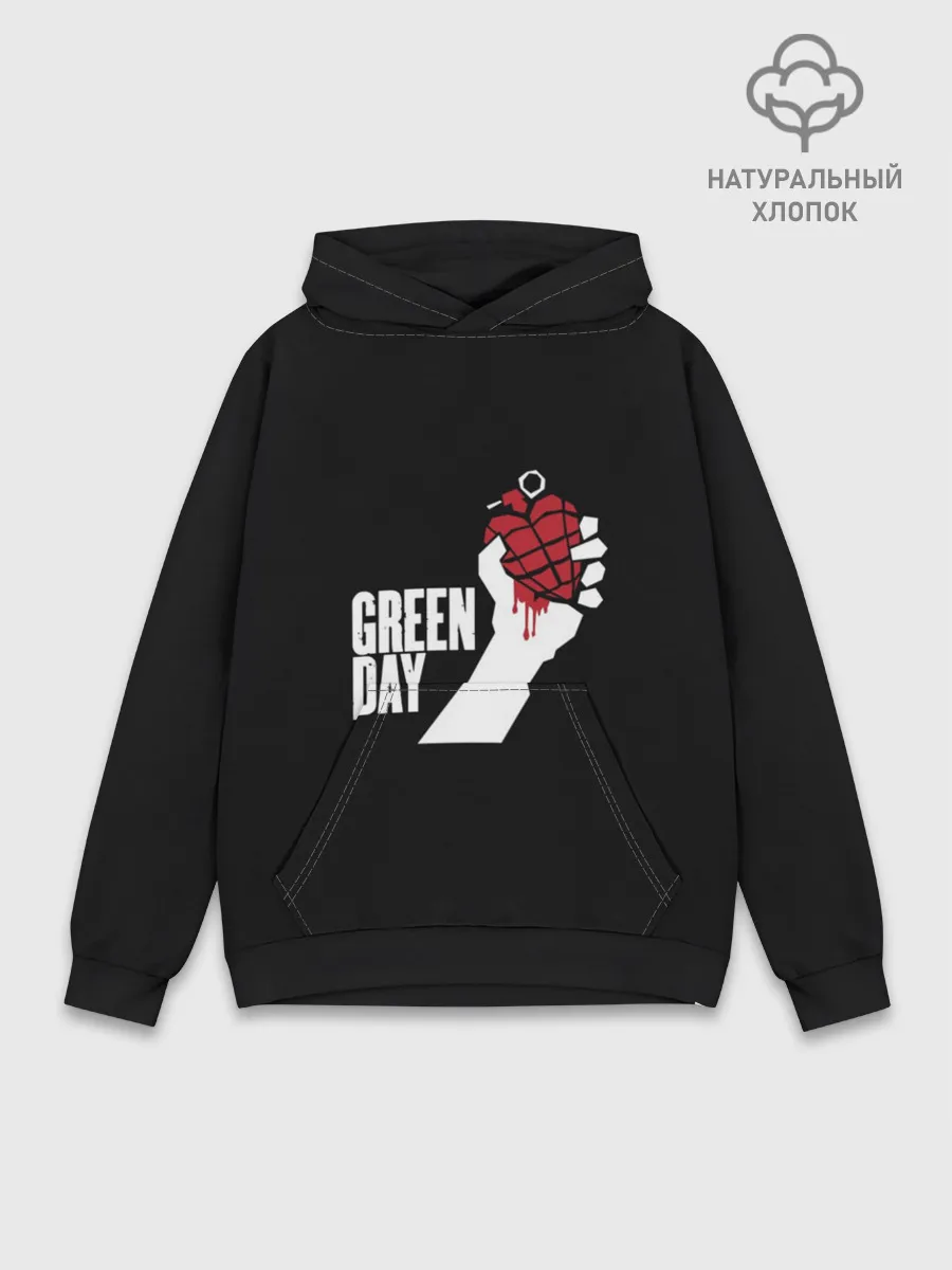 Худи мужской база хлопок / Green Day